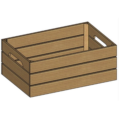 [119483] Caisse en bois 600 x 400
